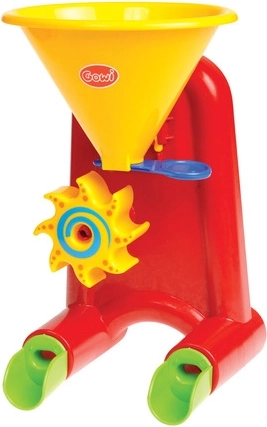 Mini Wasser- und Sandmühle rot