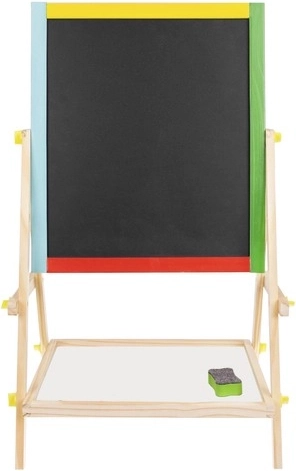 Beidseitige 2-in-1-Tafel für Kreide und Marker
