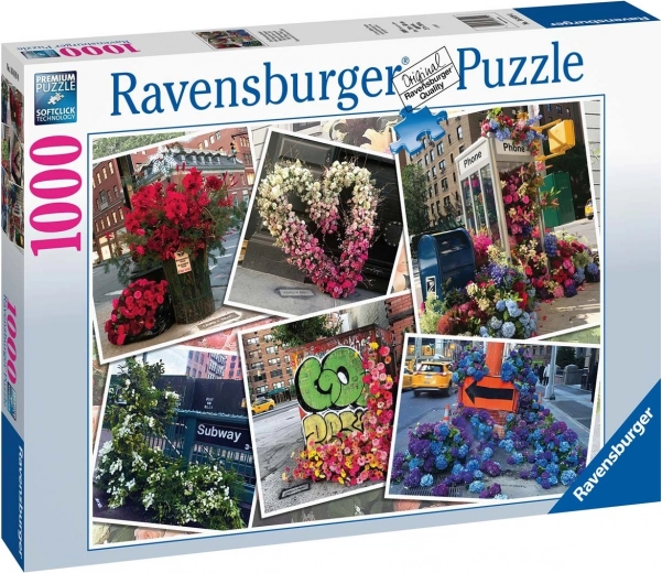 Puzzle 2D 1000 Teile NYC Blumenparadies