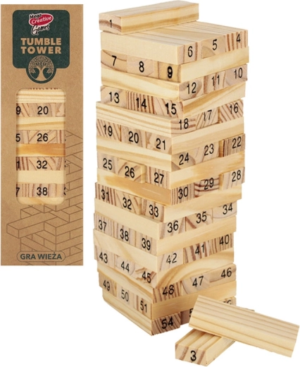 Holzturm – Gesellschaftsspiel für Kinder und Erwachsene