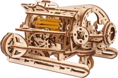 Hölzernes 3D-Mechanikpuzzle Steampunk-U-Boot