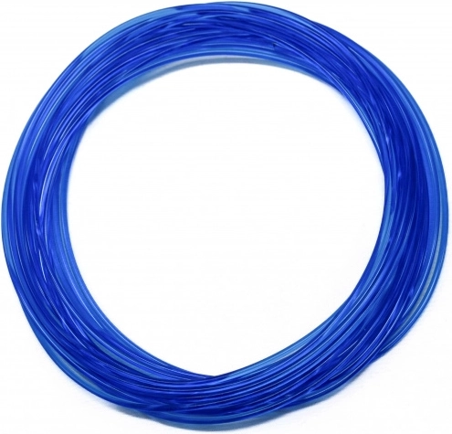 PLA-Filament transparent blau 5 m