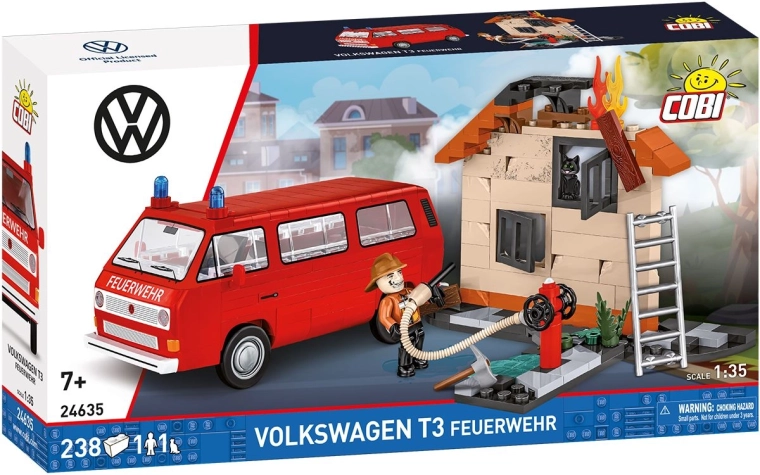 Cobi Volkswagen T3 Feuerwehr 1:35 Bausatz