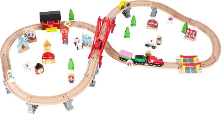 Großes 70-teiliges Set für endloses Bauen