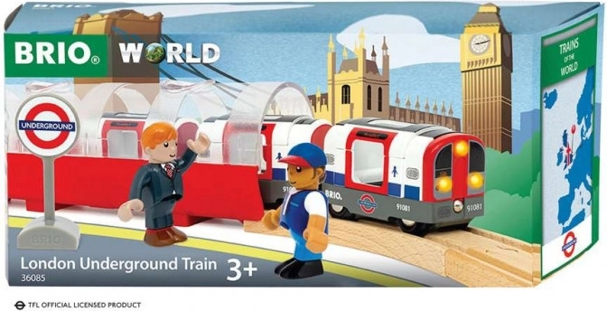 Brio World Londoner U-Bahn – Zug mit Licht und Sound