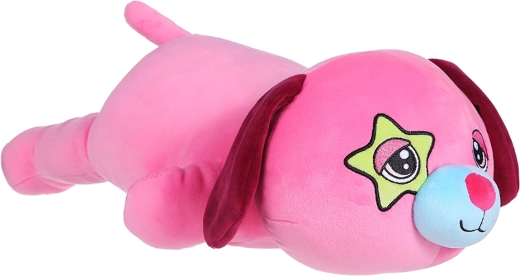 Plüschhund Pfirsichchen 50 cm – liegend