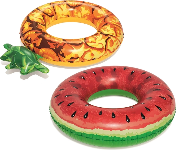 Aufblasbarer Schwimmring Ananas 116 × 88 cm BESTWAY