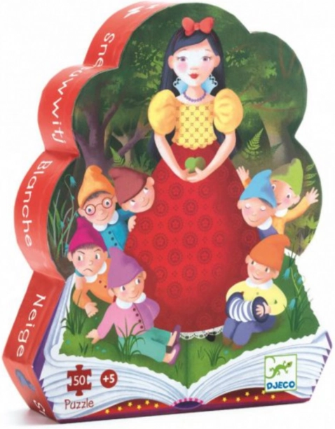 Panorama-Puzzle Schneewittchen 50 Teile Djeco