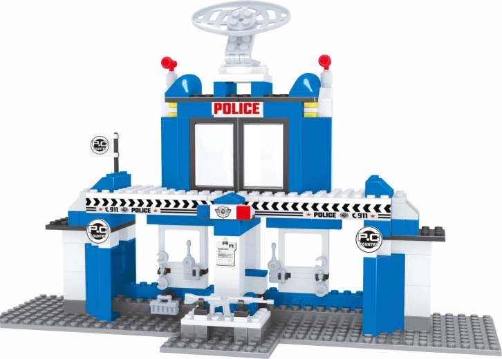 Baue eine komplette Polizeibasis