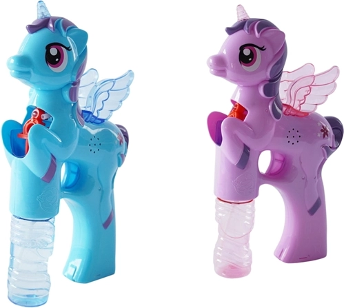 Seifenblasen Einhorn mit Licht