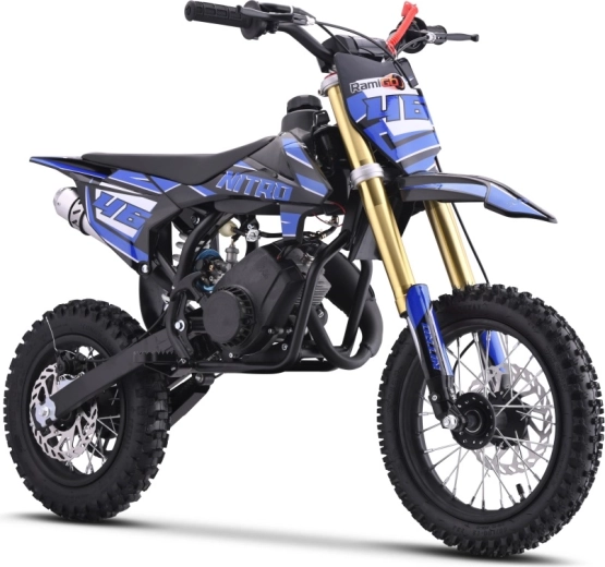 Fahrwerk für Gelände: hydraulische Gabeln und Scheibenbremsen