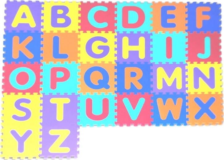 Alltoys Schaumstoff-Puzzle – Buchstaben 30 × 30 cm