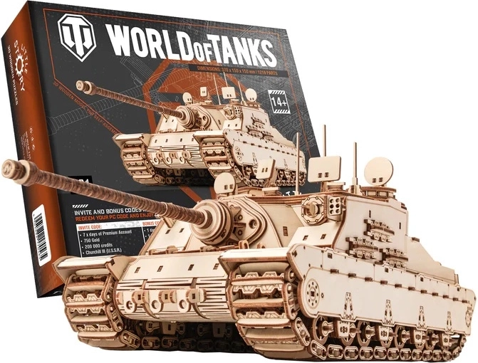 Little Story Holz-3D-Puzzle World of Tanks Tortoise