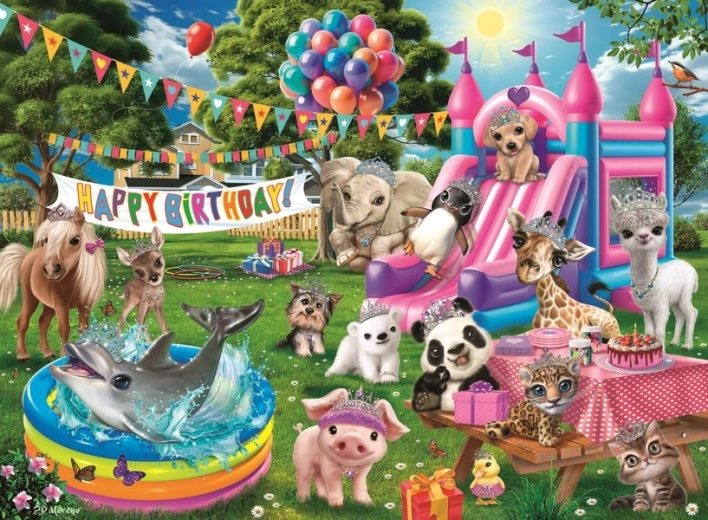 Ravensburger Puzzle Tierische Geburtstagsfeier XXL 100 Teile