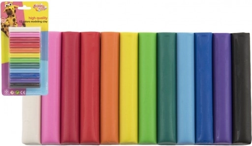 Knete Nara 165 g, 12 Farben