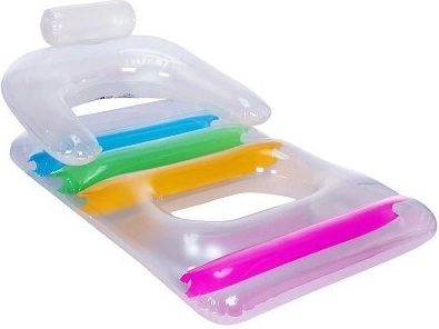 Stylisches transparentes Design mit farbigen Kammern