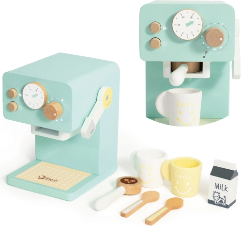 Holz-Kaffeemaschine für Kinder 7-tlg. Classic World