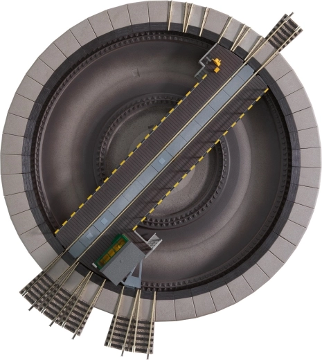Drehbrücke 310 mm und vorbildgerechte Grubenausführung