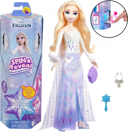 Disney Frozen Spin & Reveal – Puppe Elsa mit Überraschung