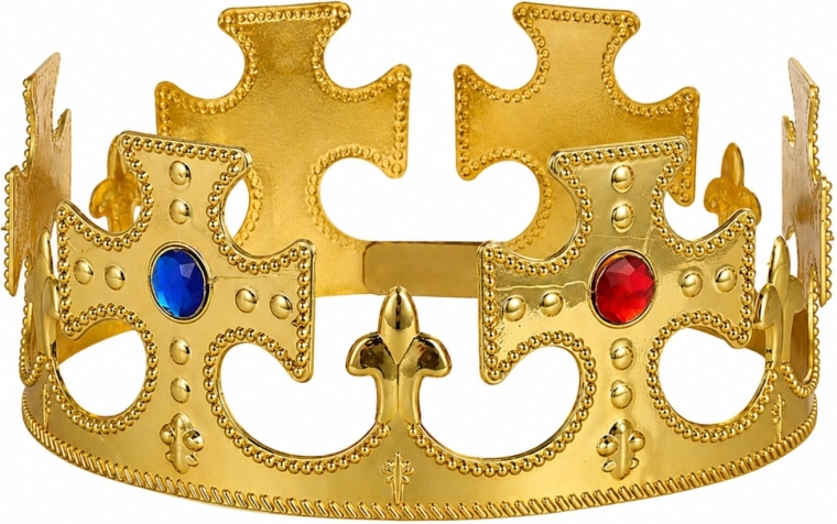 Goldenes königliches Design mit Schmucksteinen