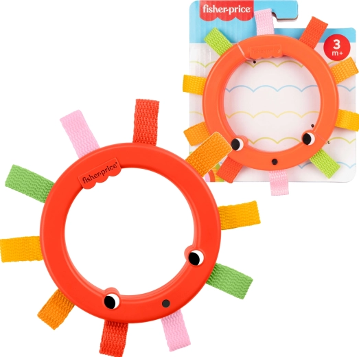 Sensorischer Ring – Rassel für Babys Dunkelrot FISHER-PRICE