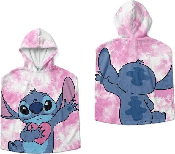 Kinderponcho mit Kapuze Disney Lilo und Stitch