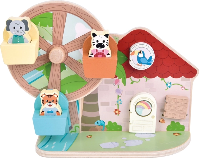 Interaktives Häuschen mit Türchen