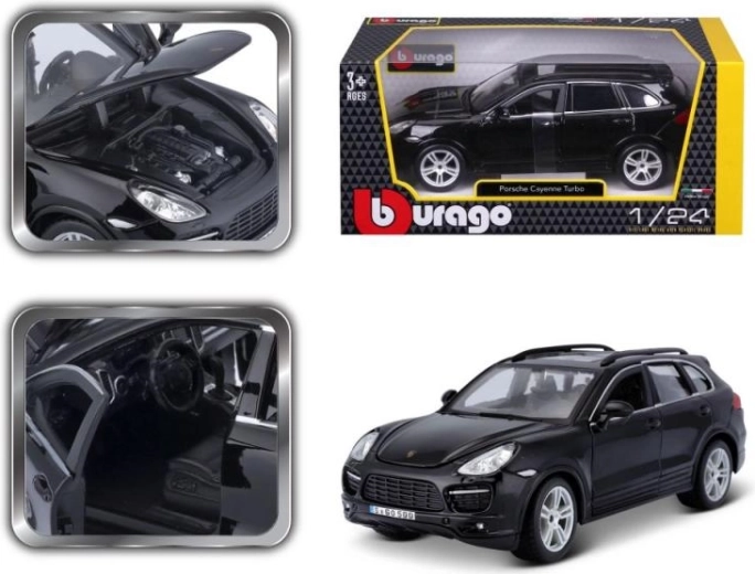Modell Porsche Cayenne Turbo schwarz 1/24