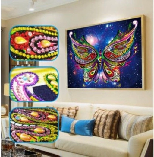 Diamantmalerei (Diamond Painting) Schmetterling 30 × 40 cm – 1 Stück