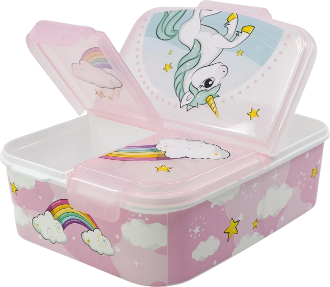 Fröhliches Unicorn-Motiv
