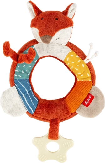 Sigikid Plüsch-Interaktivring Fuchs für Babys
