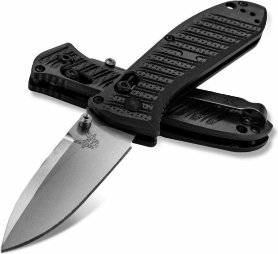 Benchmade Mini Presidio II Satin – taktisches Klappmesser