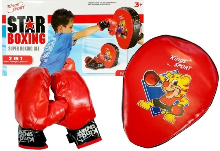 Kinder-Boxset mit Handschuhen und Schützern