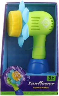 Batteriebetriebener Seifenblasenmacher Sonnenblume
