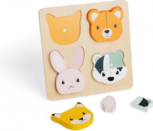 Holz-Steckpuzzle mit Zählen Bigjigs Toys