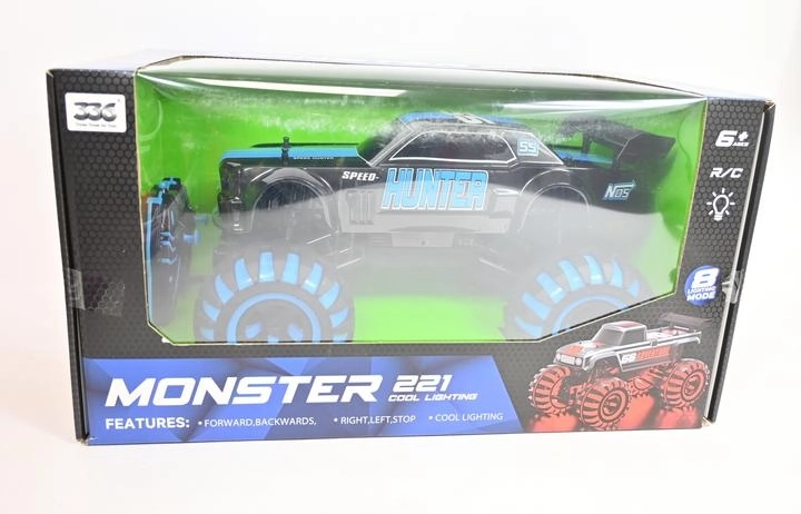 Ferngesteuertes Offroad-Auto Monster Truck mit Beleuchtung