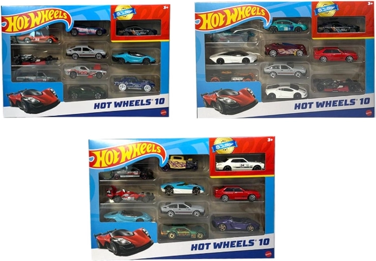Hot Wheels Set mit 10 Autos