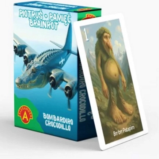 Piotruś-Karten Brainrot – Bombardiro Crocodillo