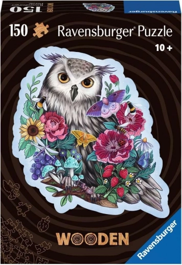 Holzpuzzle Geheimnisvolle Eule 150 Teile RAVENSBURGER