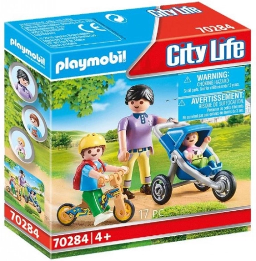 Playmobil Mama mit Kindern aus der Serie City Life