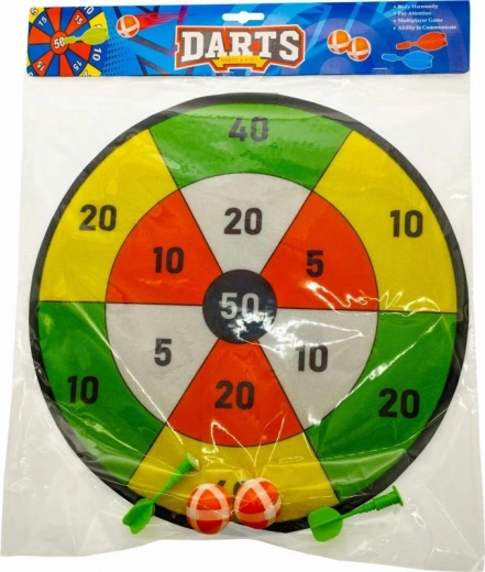 SPORTO Klett-Dartscheibe für Kinder und Familie