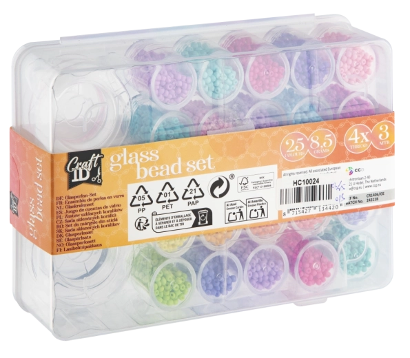 Hochwertige Glasperlen für einen professionellen Look