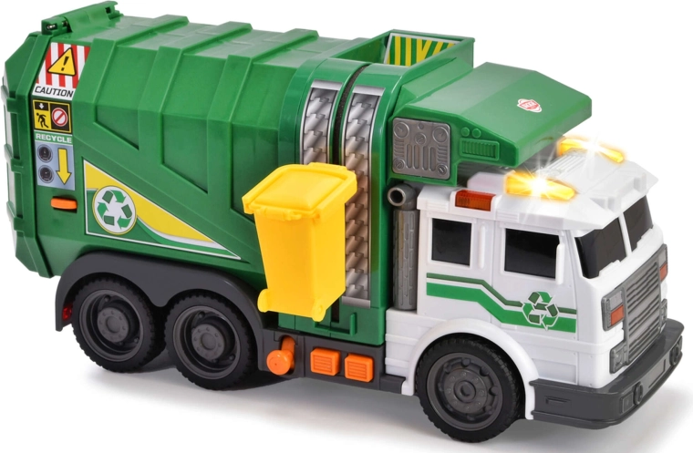 Funktionsfähiger Hebearm für die Mülltonne