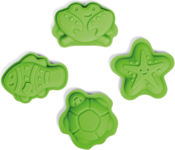 Silikon-Sandförmchen grün BIGJIGS TOYS Meadow