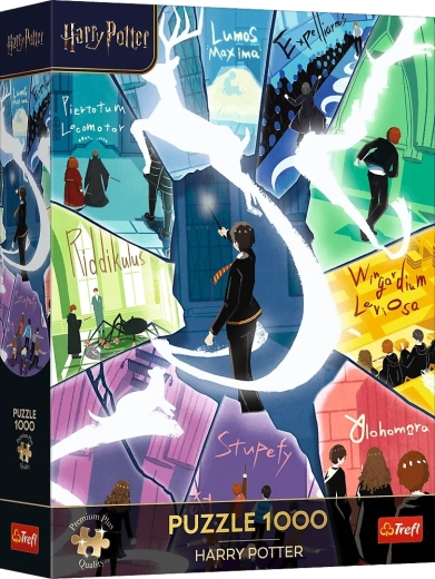 Trefl Puzzle Premium Plus Harry Potter: Zauber und Patroni, 1000 Teile