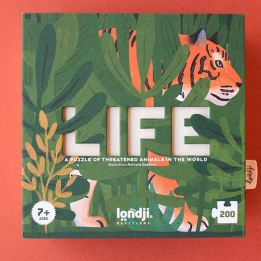 Puzzle Gefährdete Tiere 200 Stk