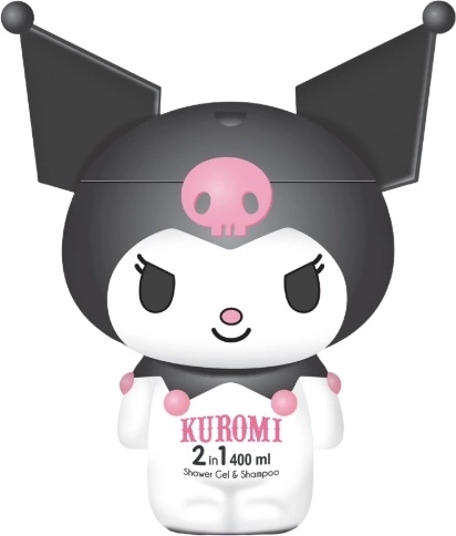 Kuromi 2-in-1 Duschgel und Shampoo 400 ml – 1 Stück