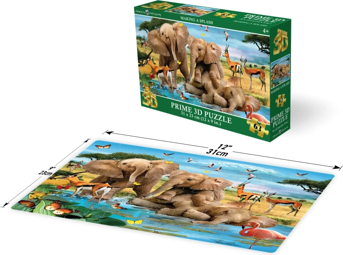3D-Puzzle Elefantenbabys 63 Teile