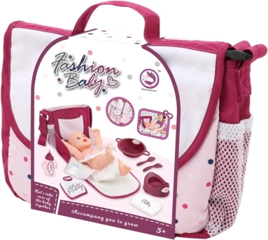 Puppenpflege-Set mit Tragetasche und Fläschchen