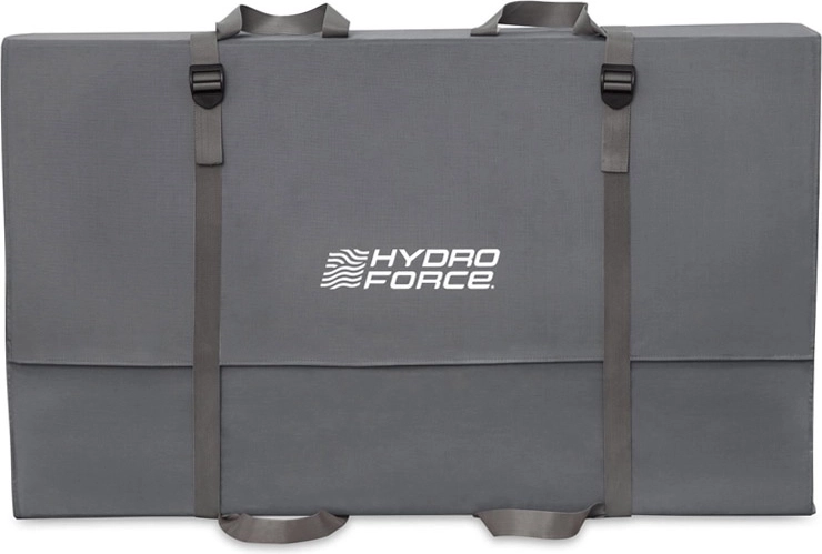 Komplettset, einsatzbereit am Wasser